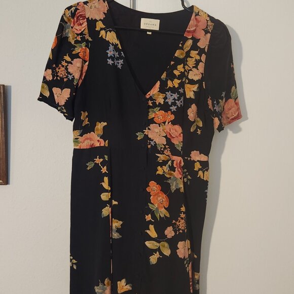 Sezane Lily Dress Calvi - Size 38 - Picture 2 of 5